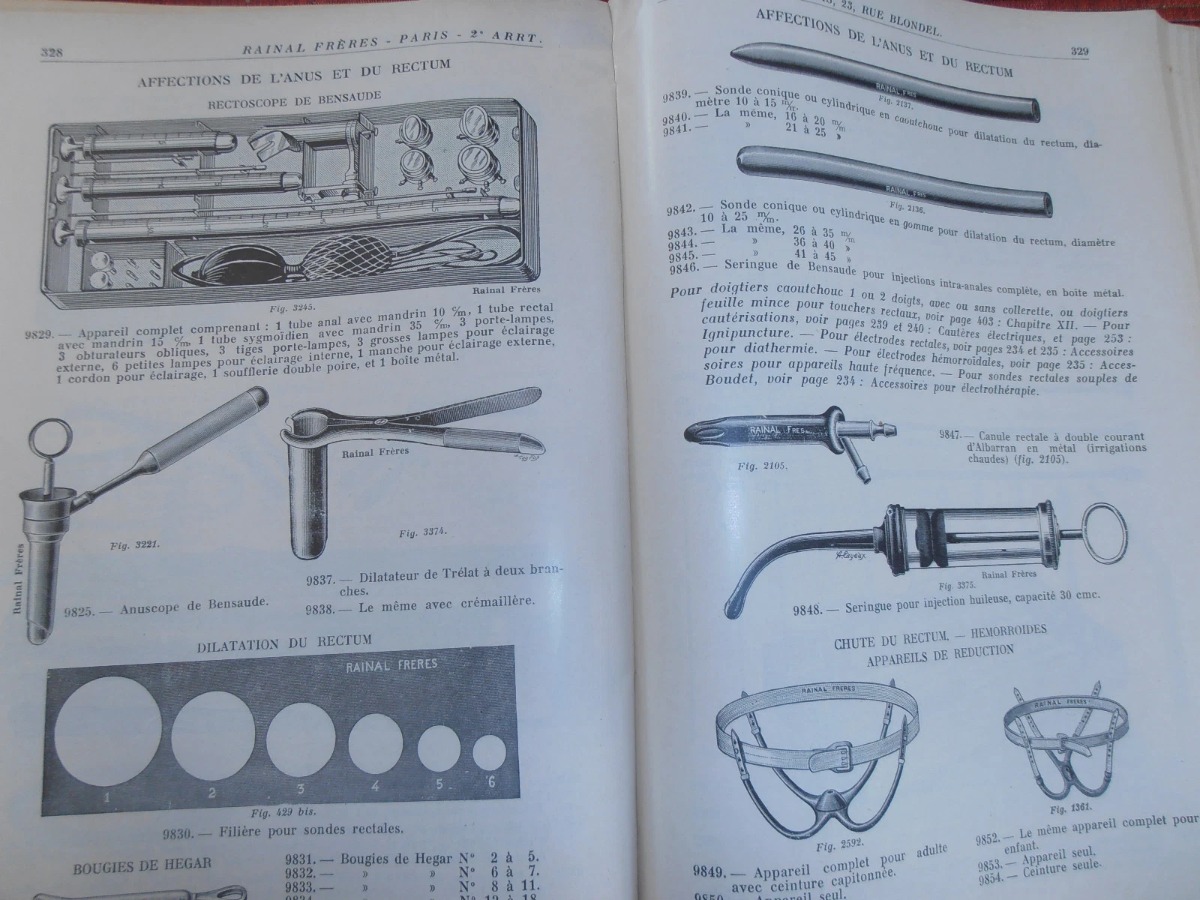 1934 - Catalogue Général RAINAL FRÈRES (1825-1934) – Matériel Médical et Chirurgical - Vue 6 - Divers