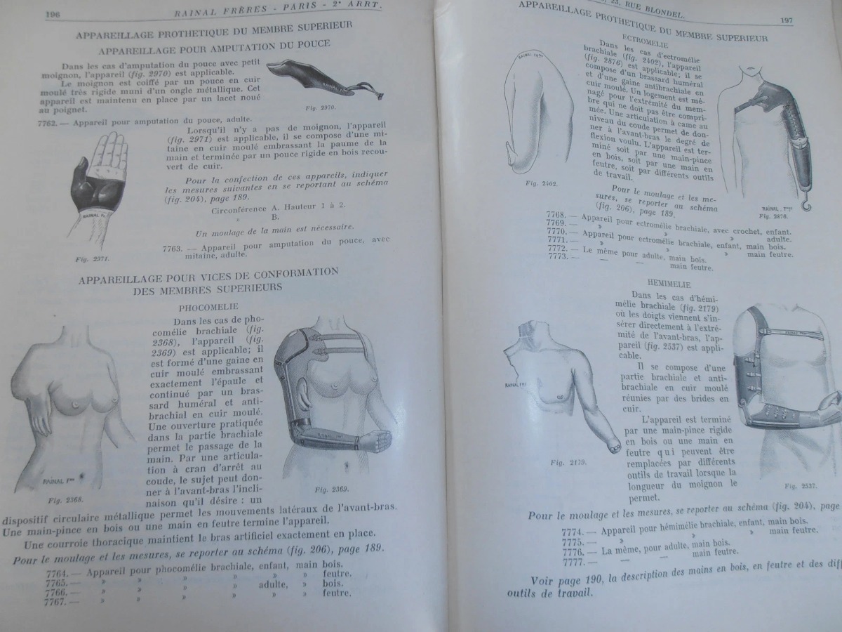 1934 - Catalogue Général RAINAL FRÈRES (1825-1934) – Matériel Médical et Chirurgical - Vue 8 - Divers