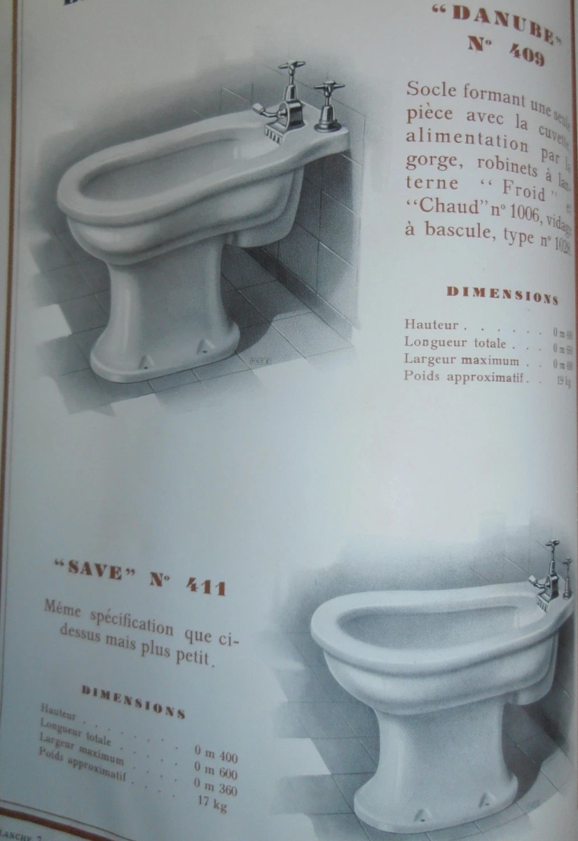 1930 - Catalogue céramiques lavabos bidets - éviers Lyon Vaise et Digoin - Vue 4 - Divers