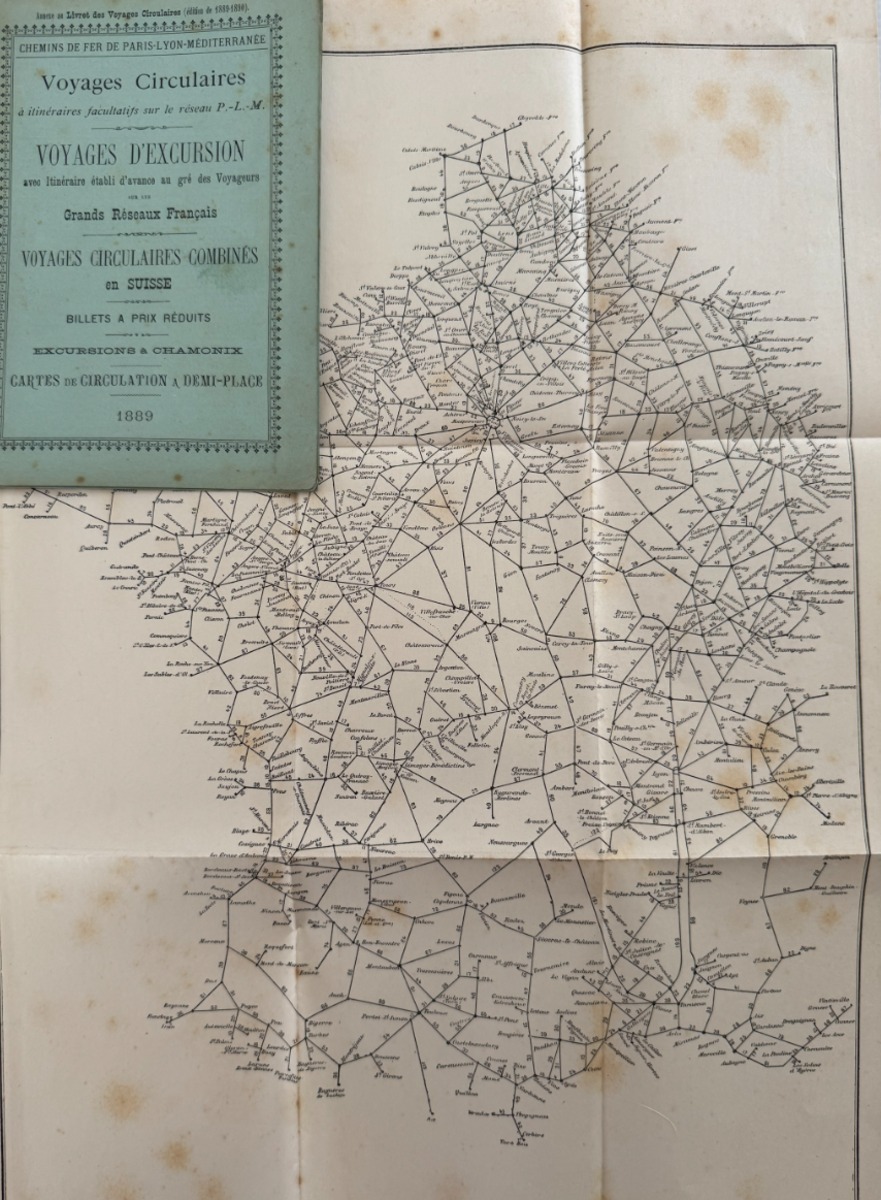 1889 Horaire des Chemins de fer de Paris-Lyon-Méditerranée - Chamonix - Non Chaix - Vue 3 - Autres
