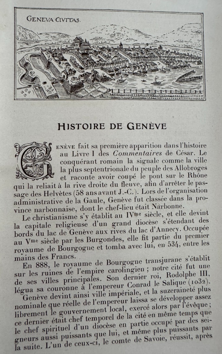 1922 Guide touristique - Huit Jours à Genève - Suisse - Vue 4 - Autres