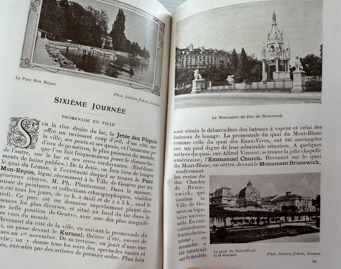 1922 Guide touristique - Huit Jours à Genève - Suisse - Vue 8 - Autres