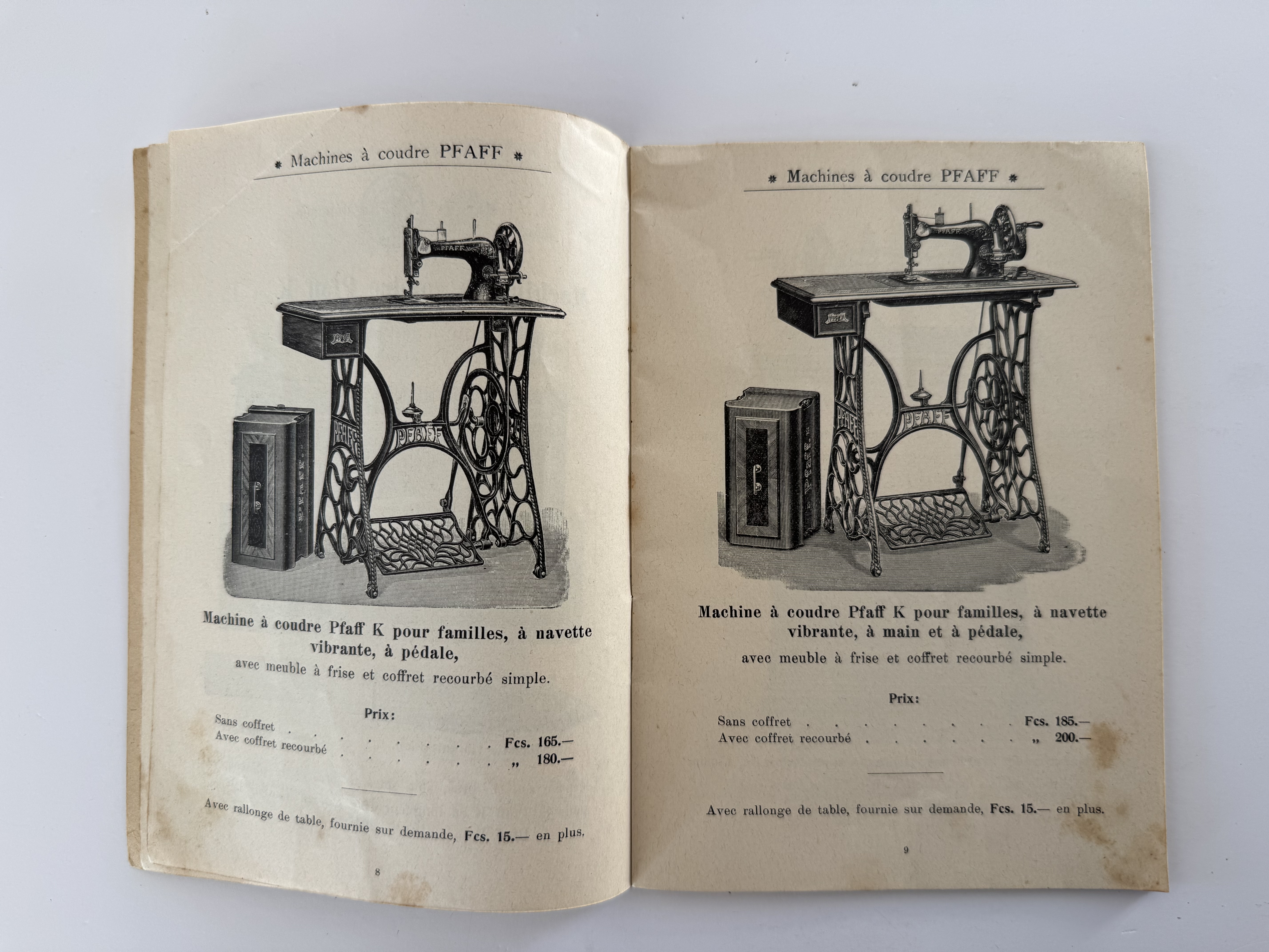 Catalogue machine a coudre Pfaff - Vue 3 - Divers